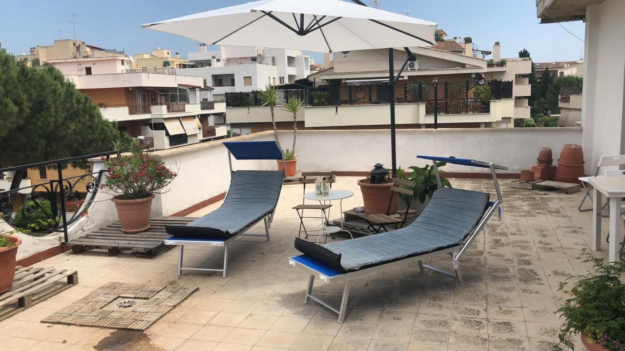 Attico Terramare - Beach & Maxi Terrace & Electricbbq Santa Marinella Exterior foto