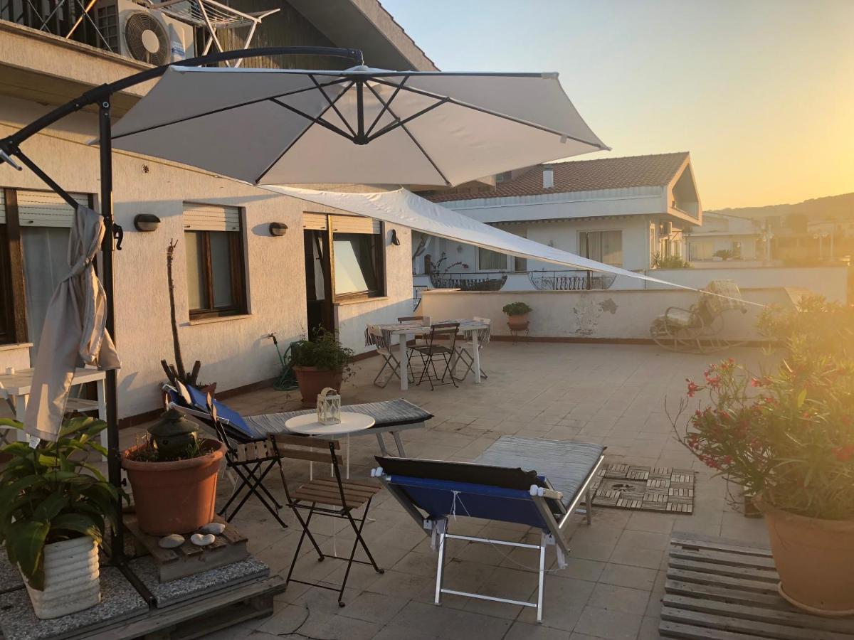 Attico Terramare - Beach & Maxi Terrace & Electricbbq Santa Marinella Exterior foto